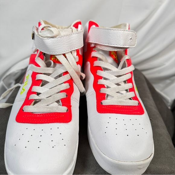 FILA Vulc 13 “Superbright” High-Top — W 8.5 90s Streetwear Neon Festival - Picture 8 of 10